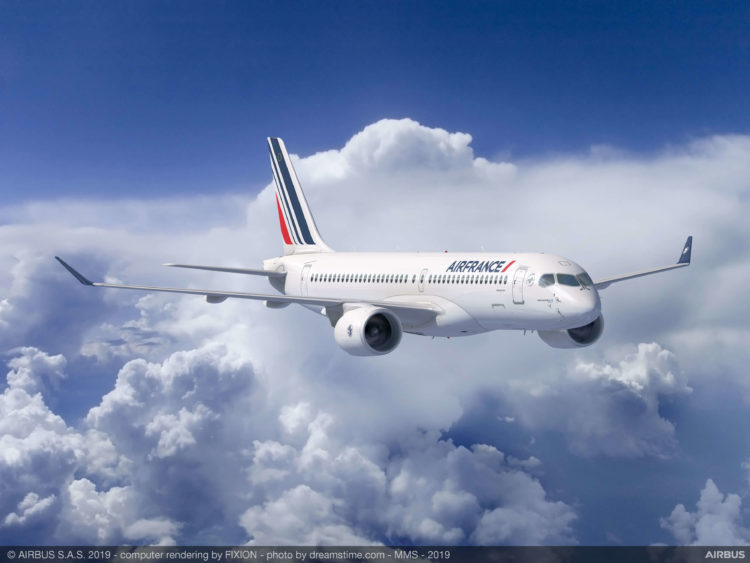 Air France Airbus A220 300 Rendering Copyright