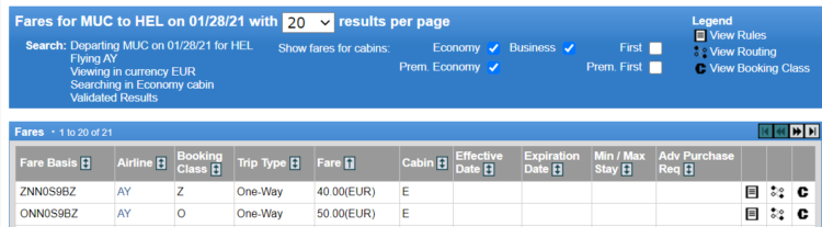 Finnair Oneway Tarife von Muenchen nach Helsinki