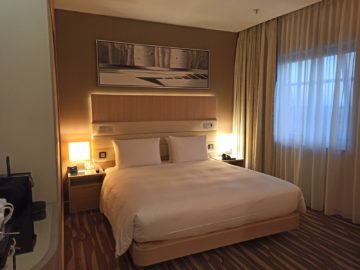 Hilton Frankfurt Airport King Hilton Executive Room Bett