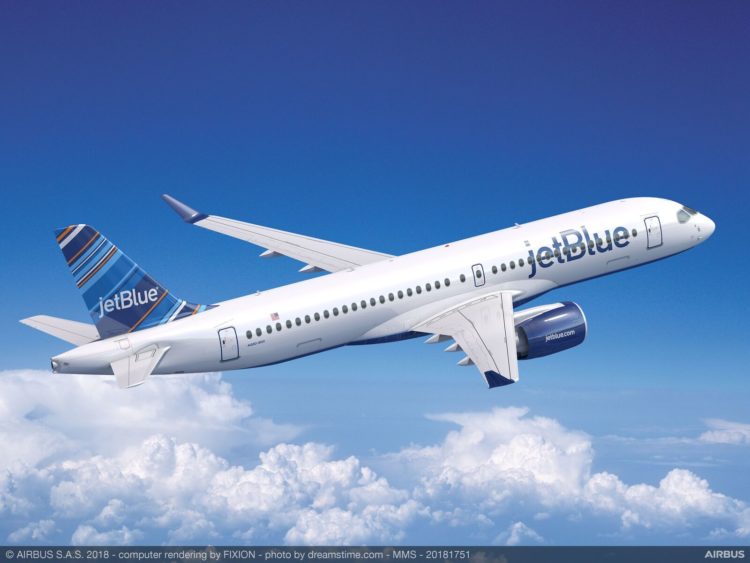 Jetblue Airbus A220 300 Copyright
