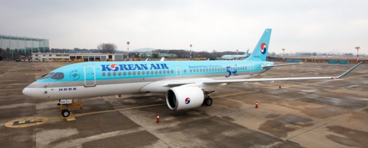 Korean Air Airbus A220 300 Copyright