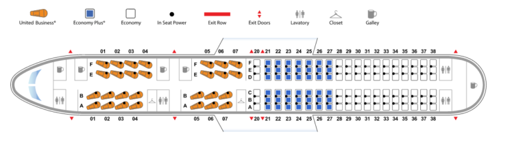 United Boeing 757 200 Seatmap Premium Copyright United