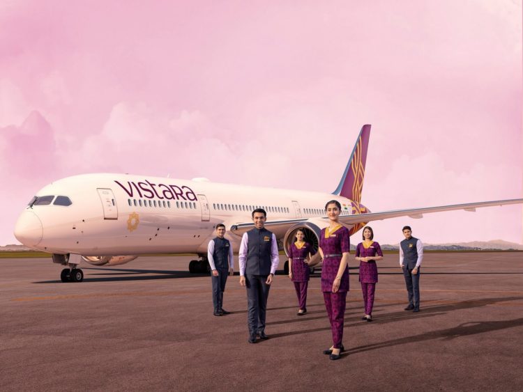 Vistara Flugzeug Und Crew Copyright