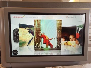 Ethiopian Airlines Business Class B767 300er Hauptmenue