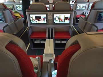 Ethiopian Airlines Business Class B767 300er Sitz Von Hinten