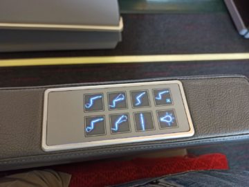 Ethiopian Airlines Business Class B767 300er Sitzeinstellung