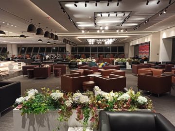 Ethiopian Airlines Sheba Platinum Lounge Addis Abeba Terminal 2 Blick Vom Ruheraum In Die Lounge