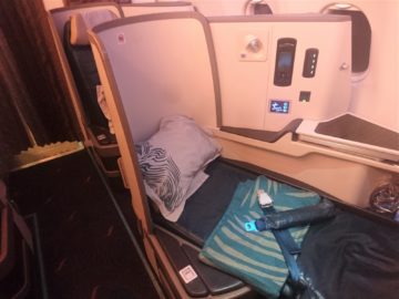 Srilankan Airlines Business Class A330 Einzelsitz Flach Von Vorne