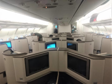 Srilankan Airlines Business Class A330 Zentraler Teil Der Kabine