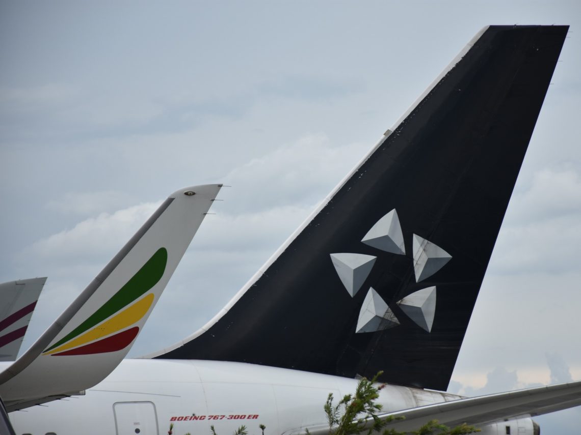 Star Alliance Logo Ethiopian Airlines B767 300er