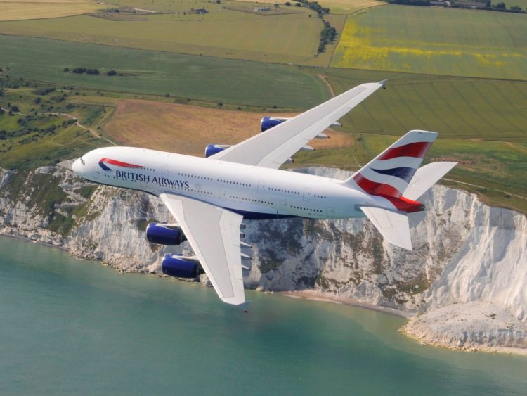 British Airways A380 Copyright