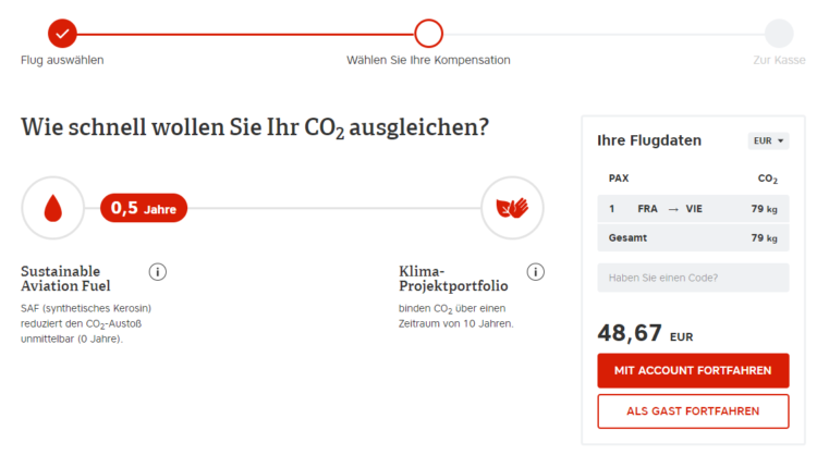 Austrian Airlines Compensaid Berechnung