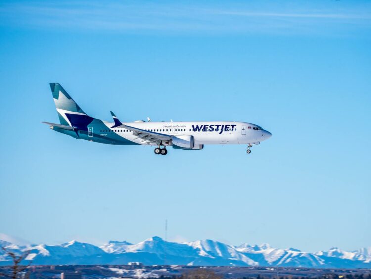 Westjet Boeing 737 Unsplash