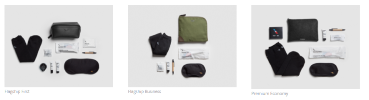 American Airlines Neue Amenity Kits