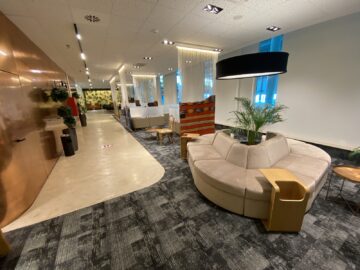 Airlounge Tirana Blick In Die Lounge