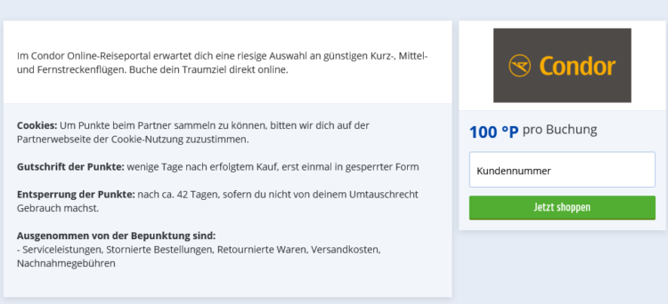 Condor Payback Partner
