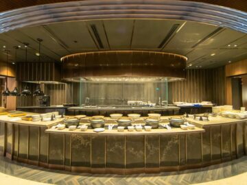 Singapore Airlines Silverkris Lounge First Class Singapur Terminal 3 Buffet Copyright
