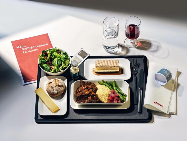 Swiss Premium Economy Class Catering 
