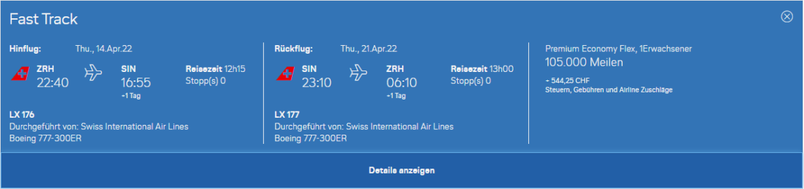 Swiss Premium Economy Class Miles And More Buchen