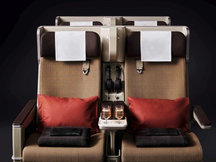 Swiss Premium Economy Class Sitze Copyright
