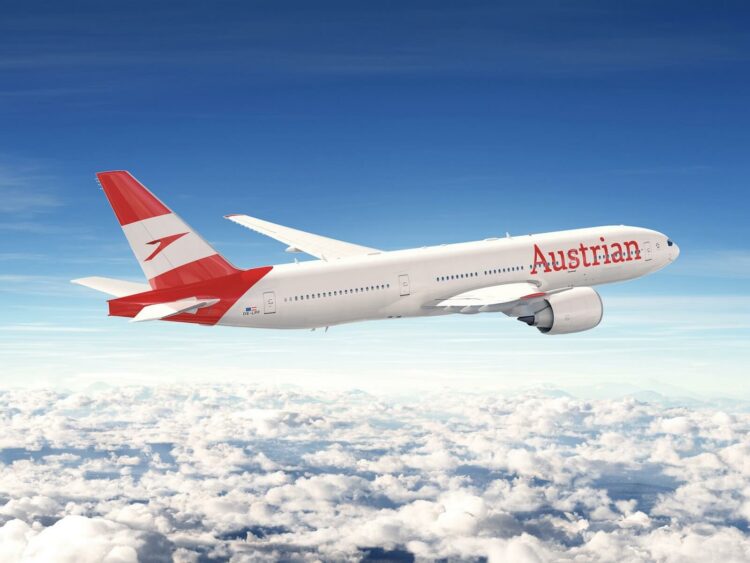 Austrian Airlines Boeing 777 200 Copyright