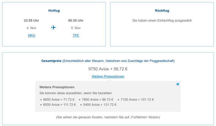 Executive Club Praemienflug Cathay Pacific Economy Class Hkg Tpe 2