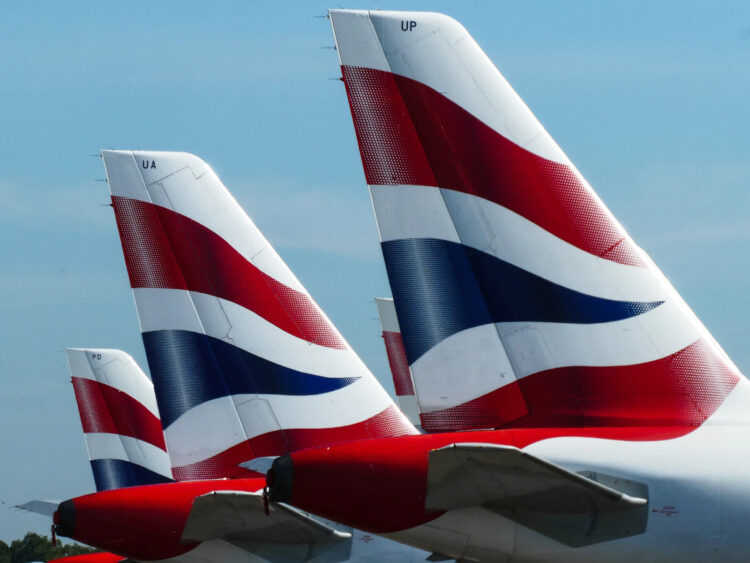 British Airways Flugzeuge Heckflossen Unsplash