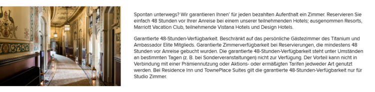 Elite Vorteilsgarantien 48 Stunden