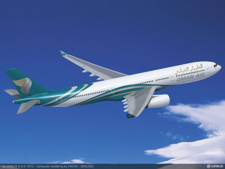 Oman Air Flugzeug Airbus A330 300 Copyright Airbus