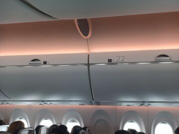 Air France Airbus A220 300 Gepaeckablage 1