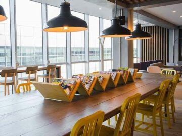 Easyjet Lounge London Gatwick Tisch Copyright