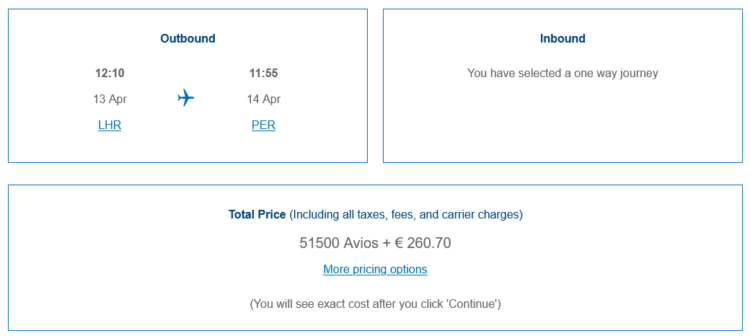 Executive Club Praemienflug Qantas Economy Class Lhr Per