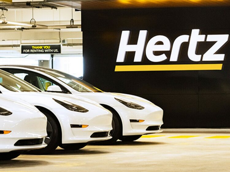 Hertz Tesla Flotte Copyright