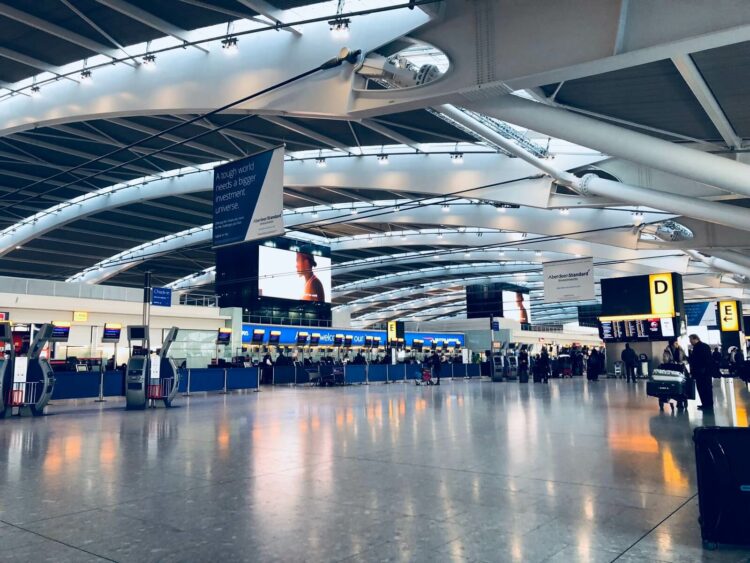 London Heathrow Terminal Unsplash