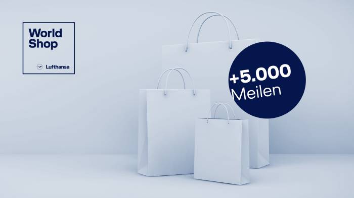 Lufthansa World Shop 5000 Miles And More Meilen