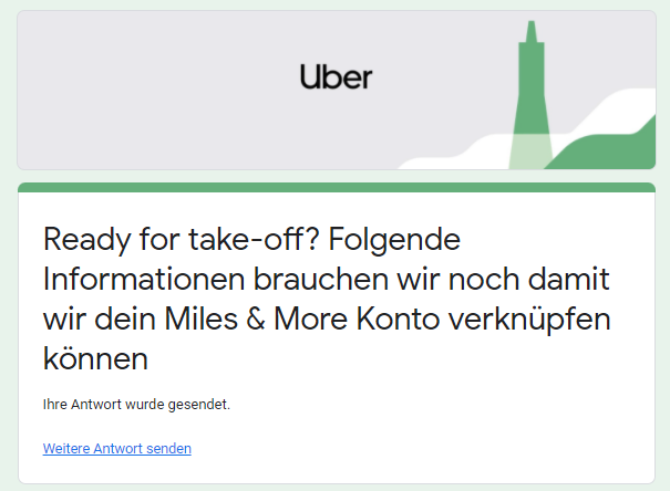 Miles And More Uber Konto Verknuepfung
