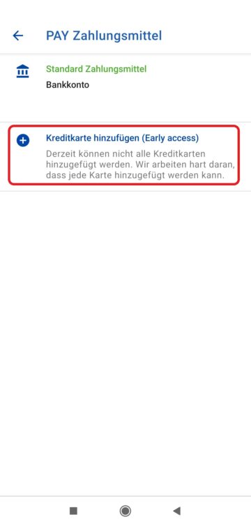 Payback Pay Kreditkarte Hinzufuegen