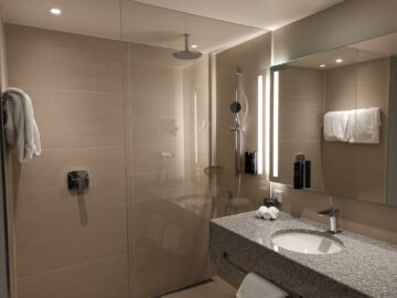 Steigenberger Airport Hotel Berlin Bad Dusche