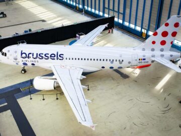 Brussels Airlines A319 Neues Logo Copyright
