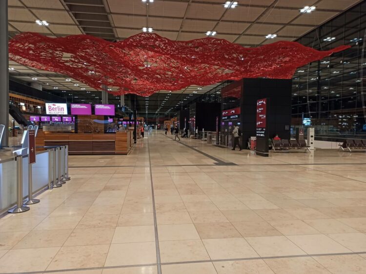 Flughafen Berlin Brandenburg Ber Leeres Terminal