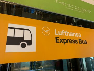 Lufthansa Express Bus Zeichen The Squaire