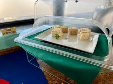 Airlines Executive Lounge Barbados Sandwiches 1