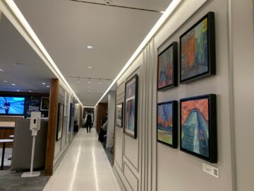 American Express Centurion Lounge London Heathrow Flur 1