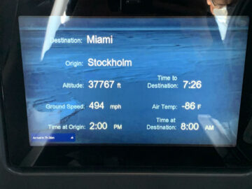 Sas Premium Economy Class A330 300 Ife Airshow 1