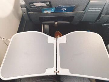 Sas Premium Economy Class A330 300 Sitz Tisch 2