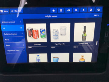 Sas Premium Economy Class Ife Getraenke Snack Auswahl 2