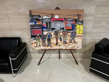 Salon Ebene Brazzaville Maya Maya Airport Kunst 1
