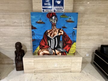Salon Ebene Brazzaville Maya Maya Airport Kunst 3