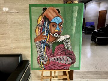 Salon Ebene Brazzaville Maya Maya Airport Kunst 4