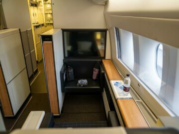 Swiss First Class Boeing 777 Blick Auf Sitz 2a
